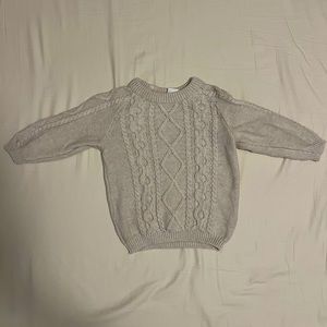 H&M Cream Cable-Knit Sweater